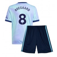 Fotbalové Dres Arsenal Martin Odegaard #8 Dětské Alternativní 2024-25 Krátký Rukáv (+ trenýrky)